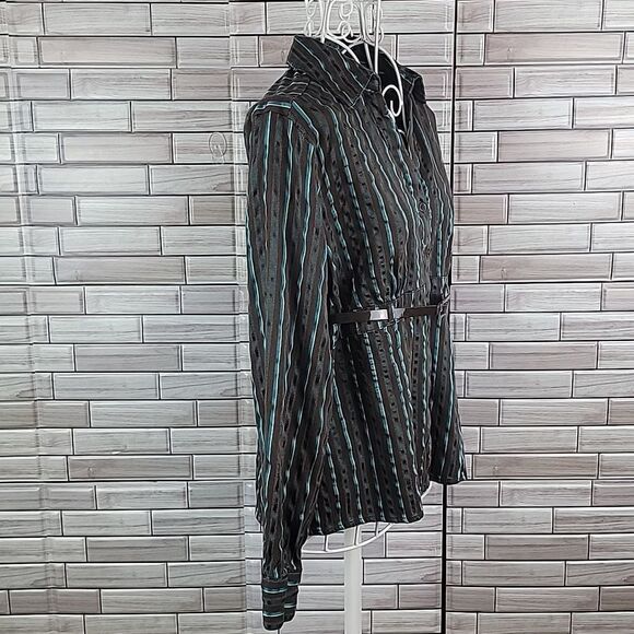 APT 9 button down blouse Size PM - Picture 6 of 11